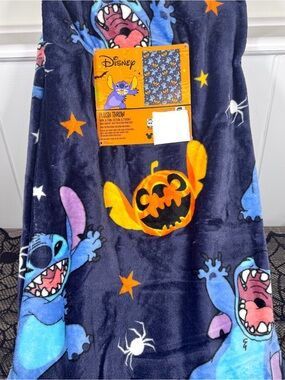 NEW Disney Stitch Halloween Blanket 50x70